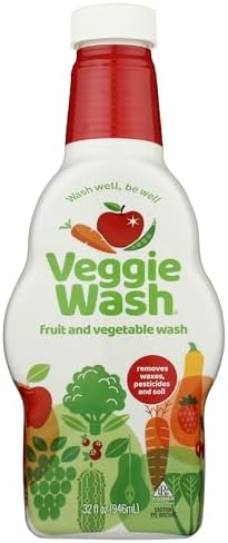 Lavado de Verduras Veggie Wash, Limpiador para Frutas y Verduras, 32 Onzas Líquidas - imagen 1