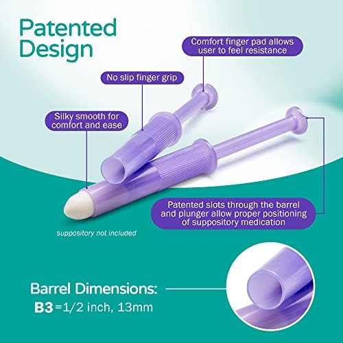 Aplicador desechable fácil de usar para supositorios Sephure para hombres y mujeres, 1 paquete de 10 unidades, tamaño B3, ideal para el estreñimiento. - imagen 4