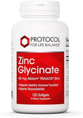 Zinc Glycinate 30mg de Protocol for Life Balance - Suplemento de Zinc con Albion Traacs - Soporte para el Sistema Inmunológico - Keto y Libre de - imagen 1