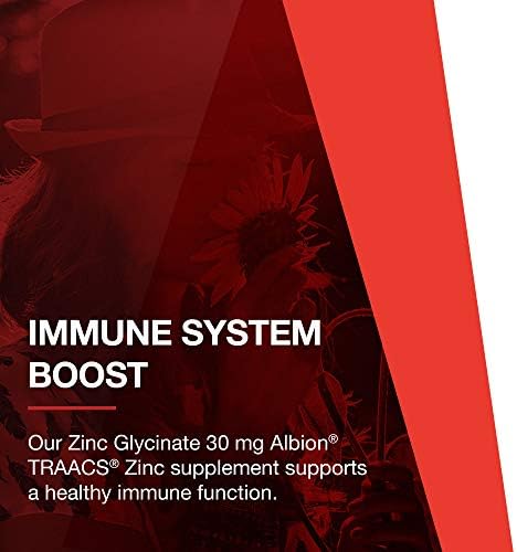 Zinc Glycinate 30mg de Protocol for Life Balance - Suplemento de Zinc con Albion Traacs - Soporte para el Sistema Inmunológico - Keto y Libre de - imagen 8
