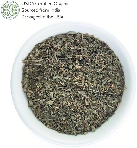 Hojas de Stevia Orgánica 4 oz (113g) - Certificación USDA, Té de Hierbas Secas, Cortadas y Tamizadas - imagen 2
