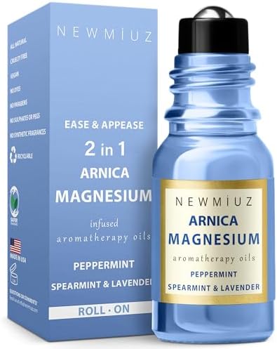 Roll-On para Migrañas con Aceite de Magnesio, Árnica Montana, Menta, Eucalipto y Lavanda - Alivio del Estrés, Regalos para Mujeres - imagen 6