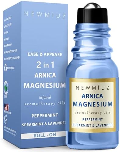 Roll-On para Migrañas con Aceite de Magnesio, Árnica Montana, Menta, Eucalipto y Lavanda - Alivio del Estrés, Regalos para Mujeres - imagen 7