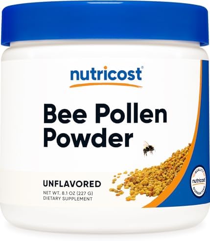 Nutricost Polvo de Polen de Abeja (8 oz) - 227 Porciones, Sin Sabor, Libre de Gluten, No OGM, Suplemento Dietético Vegetariano - imagen 1