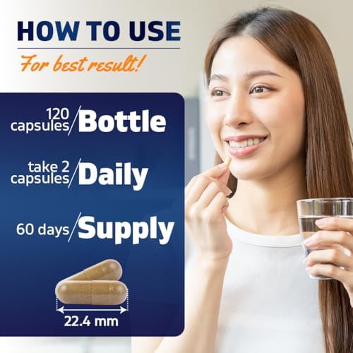 Vitamatic Tinnitus Relief Support – 120 Cápsulas Veganas – 1200 mg Por Porción – Apoya la Salud Auditiva, Reduce el Zumbido, Sin GMO, Sin Gluten - imagen 3