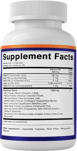 Vitamatic Tinnitus Relief Support – 120 Cápsulas Veganas – 1200 mg Por Porción – Apoya la Salud Auditiva, Reduce el Zumbido, Sin GMO, Sin Gluten - imagen 8