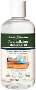 Aceite para Tablas de Cortar Totally Bamboo – Aceite Mineral de Grado Alimenticio para Madera y Bambú, Seguro para Alimentos, 8 Onzas - imagen 1