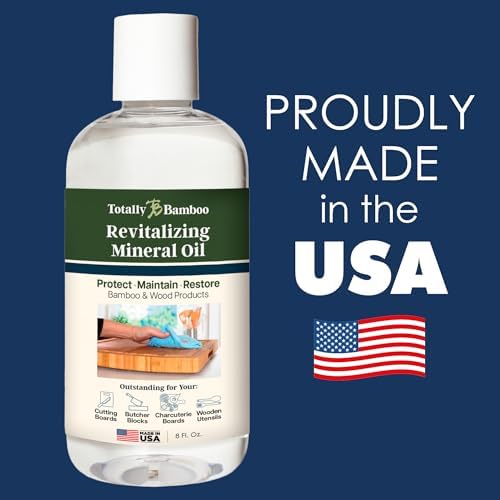 Aceite para Tablas de Cortar Totally Bamboo – Aceite Mineral de Grado Alimenticio para Madera y Bambú, Seguro para Alimentos, 8 Onzas - imagen 6