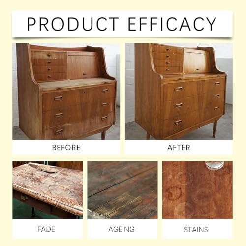 Pulidor de Muebles Spray de Cera de Abeja WenFeng, Cuidado Natural y Restaurador para Sala, Cocina y Pisos de Madera (2 Piezas) - imagen 5