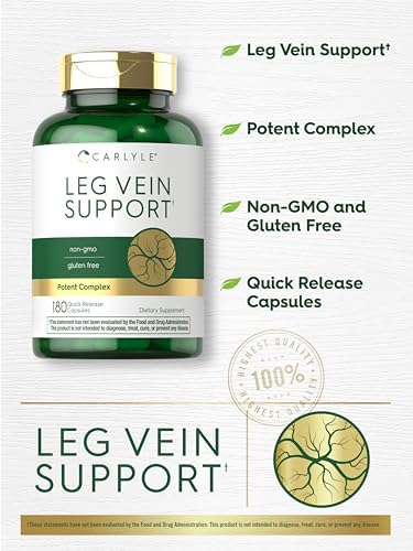 Suplemento para Venas Carlyle | 180 Cápsulas | Apoya la Función Saludable de las Venas | Sin OGM, Sin Gluten - imagen 4