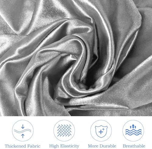 Funda de Reemplazo para Almohada de Rodilla 10 x 8 x 6.3, Funda Lavable con Cremallera Larga para Almohada de Soporte de Espuma (Gris) - imagen 5
