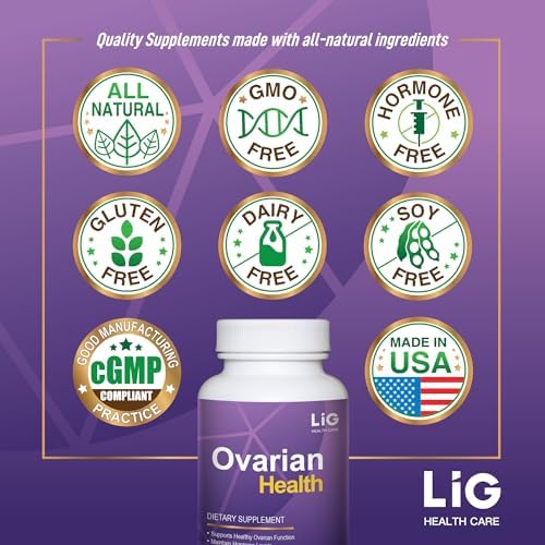 LIG Salud Ovárica – Suplemento Herbal Natural para el Equilibrio Hormonal Femenino - Apoyo al Ciclo y Salud Reproductiva - Con Flor de Madreselva - - imagen 6
