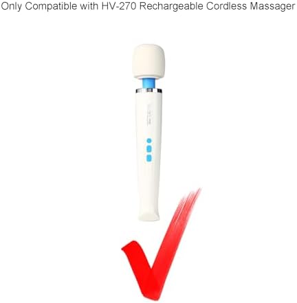 Cargador Recargable HV-270 Magic Wand, Adaptador de Corriente de 10 Voltios con Cable de Carga - imagen 3