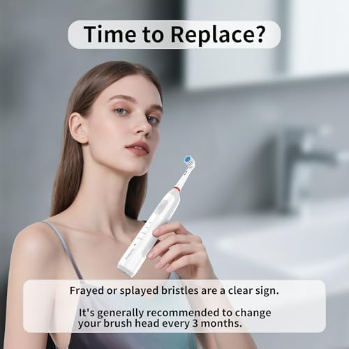Cabezas de Cepillo de Dientes para Encías Sensibles, Paquete de 12, Suaves y Compatibles con Oral-B Braun Pro 1000/3000/5000/7000, Anillos de Colores - imagen 6