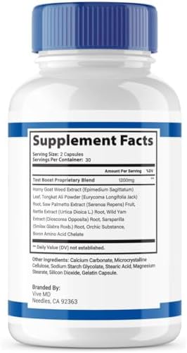 Píldoras VIVE MD Zydenafil para Hombres - Fórmula Avanzada 1200mg con Tongkat Ali, Saw Palmetto y Horny Goat Weed (60 Cápsulas) - imagen 2