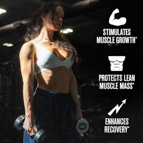 Cápsulas Jacked Factory HMB + Leucina - 2g de L-Leucina, 1g de HMB - Estimula el Crecimiento Muscular, Protege la Masa Muscular Magra - 180 Cápsulas - imagen 2