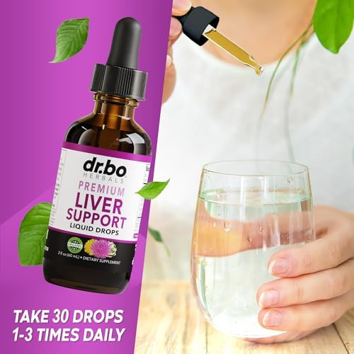 Suplemento Líquido Orgánico para Limpiar y Reparar el Hígado - Soporte Natural con Cardo Mariano, Diente de León, Extracto de Chanca Piedra y - imagen 7
