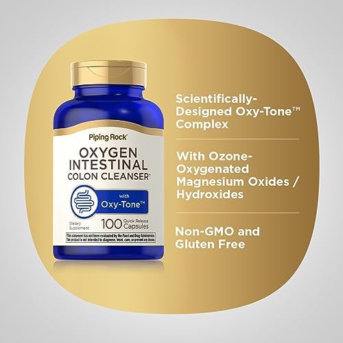 Piping Rock Colon Cleanse | 100 Cápsulas | Limpiador Intestinal Oxy-Tone | Suplemento No Transgénico y Libre de Gluten - imagen 4