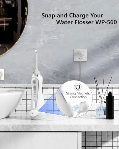 Cargador Magnético VHBW para Irrigador Dental Waterpik WP-560, Cable Compatible con Waterpik Inalámbrico WP-560 WP-562 WP-563 WP-567 WP-569 (No - imagen 4