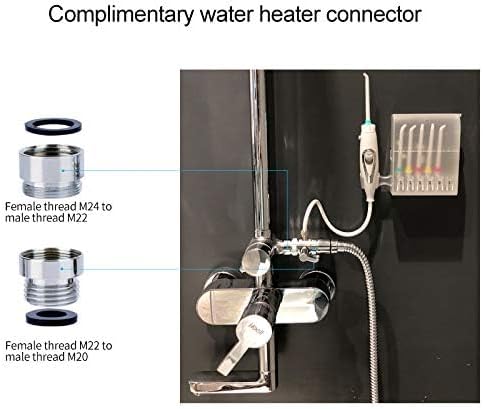Hilo Dental para Uso Familiar, Irrigador Oral No Eléctrico Ajustable para Grifo y Ducha, Cuidado Dental y Limpieza de Dientes. - imagen 3
