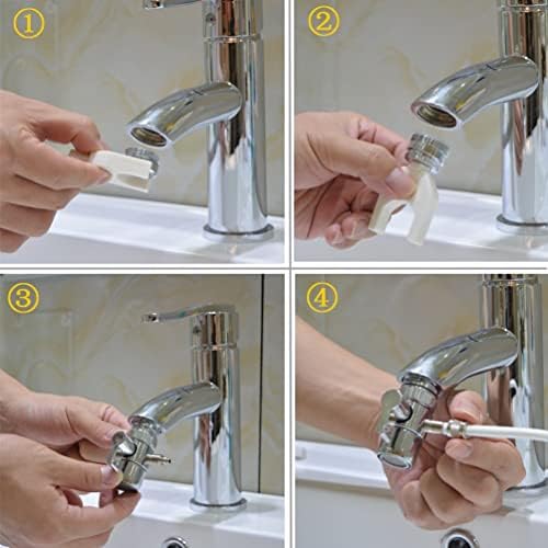 Hilo Dental para Uso Familiar, Irrigador Oral No Eléctrico Ajustable para Grifo y Ducha, Cuidado Dental y Limpieza de Dientes. - imagen 4