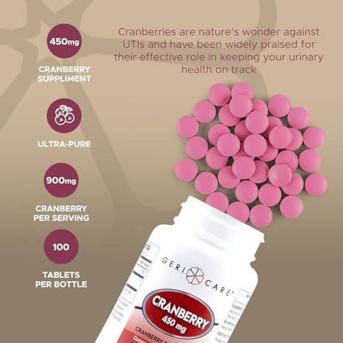 Suplemento de Arándano de Alta Potencia - Tabletas de 450mg para la Salud del Tracto Urinario, Prevención Natural de ITUs para Hombres y Mujeres - - imagen 3