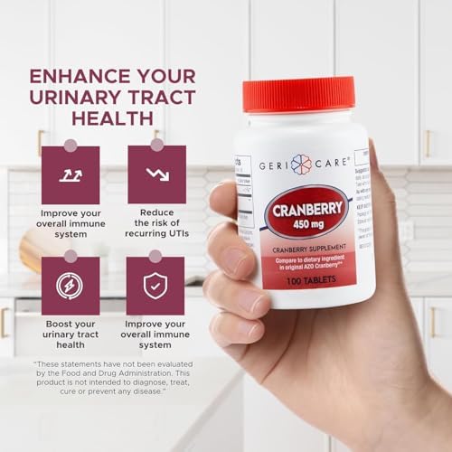 Suplemento de Arándano de Alta Potencia - Tabletas de 450mg para la Salud del Tracto Urinario, Prevención Natural de ITUs para Hombres y Mujeres - - imagen 4