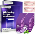 Tiras Blanqueadoras de Dientes Moradas 2 Pzs, Suaves y Efectivas para Reducir Manchas, 28 Tiras para una Sonrisa Más Brillante - imagen 1