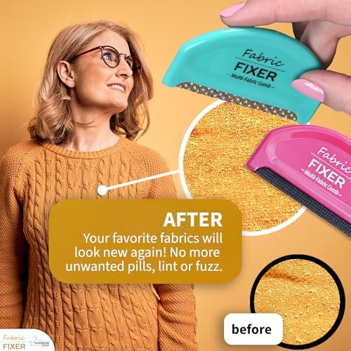 Juego de 3 Peines Quitapelusas de Cachemira y Multi-Telas, Defuzzer Manual para Ropa, Muebles, Sábanas y Telas - imagen 4