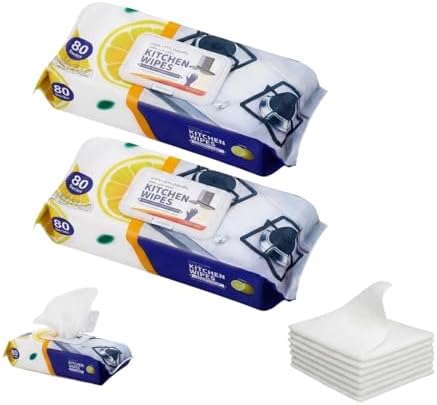 Toallitas de Limpieza para Cocina, Limpiador para Freidoras de Aire y Microondas, Paños de Limpieza Pesados, 8.26x7.08 Pulgadas - imagen 1
