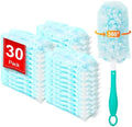 Recargas KeFanta para Duster de Uso Pesado para Swiffer, 30 Piezas, Refil de Duster MultiSuperficie 360° con 1 Mango, 4X Trapos de Microfibra - imagen 1