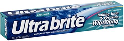 Pasta de Dientes Ultra Brite con Bicarbonato y Peróxido, Sabor Menta Fresca 6 oz (Paquete de 8) - imagen 1