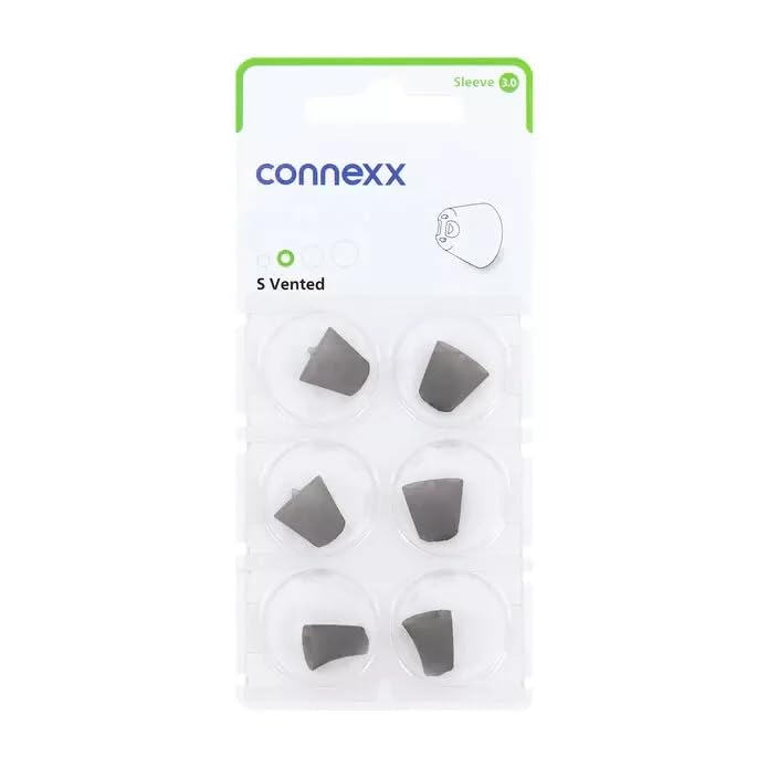 Domos para Audífonos Connexx 3.0 Pequeños Ventilados - Talla Pequeña - Ajuste Cómodo y Transpirable para Mayor Claridad Auditiva - imagen 1