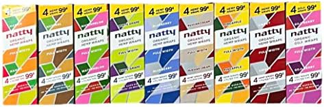 Combo de Pre-Wraps Natty con 9 Paquetes de Papel para Enrollar + Tarjeta Scooper RSV - imagen 2