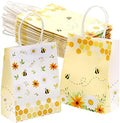 Bolsas de Regalo Winoo Design con Asas - 16 Piezas - Bolsas de Papel para Fiestas de Abejas, Decoraciones de Cumpleaños y Revelación de Género - imagen 1