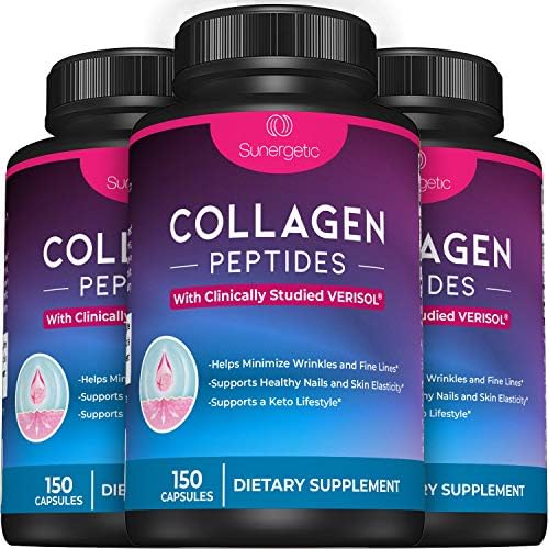 Cápsulas de Colágeno Premium Sunergetic – 2500 mg de Péptidos de Colágeno VERISOL Tipo 1 y Tipo 3 – Suplemento para Articulaciones, Cabello, Piel y - imagen 7