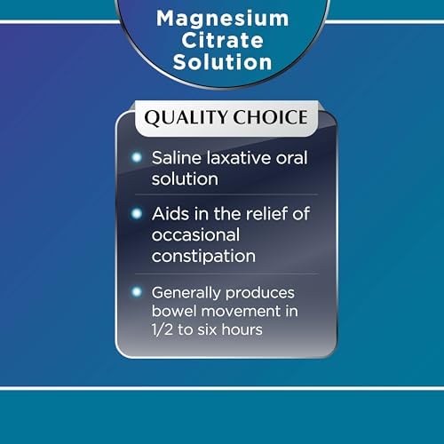 Quality Choice Citrato de Magnesio, Laxante Salino para el Estreñimiento, Alivio Rápido, Preparación y Limpieza del Colon, Sabor Cereza y Limón, 10 - imagen 2