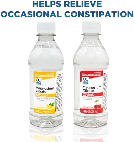 Quality Choice Citrato de Magnesio, Laxante Salino para el Estreñimiento, Alivio Rápido, Preparación y Limpieza del Colon, Sabor Cereza y Limón, 10 - imagen 6