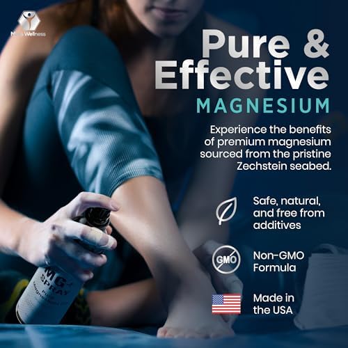 Spray de Magnesio Tópico para Sueño y Calambres en las Piernas - Hecho en EE. UU. por Mars Wellness - 8 oz - Aceite de Magnesio Puro, Relaja y - imagen 6