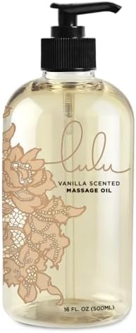 Aceite de Masaje Lulu de Vainilla con Coco Fraccionado y Manteca de Cacao, Hidratante y No Graso, 16 oz, Ideal para Parejas y Relajación - imagen 7