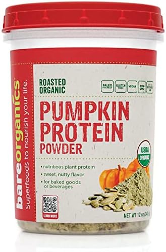 Proteína en Polvo de Calabaza BareOrganics, 12 oz - imagen 1