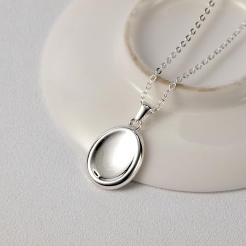 Collar de Piedra de Preocupación B BBPM en Plata para Mujeres - Joyería Antiestrés, Regalo de Meditación y Relajación - imagen 3