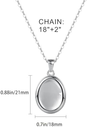 Collar de Piedra de Preocupación B BBPM en Plata para Mujeres - Joyería Antiestrés, Regalo de Meditación y Relajación - imagen 5