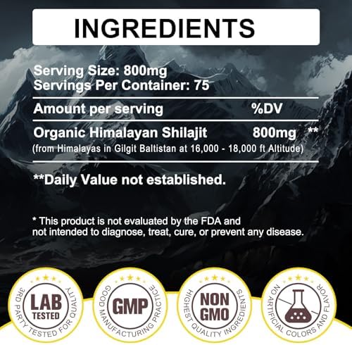 Resina de Shilajit Orgánica Pura de Himalaya - 800MG Grado Oro con 85+ Ácido Fulvico y Minerales Traza para Hombres y Mujeres - imagen 3