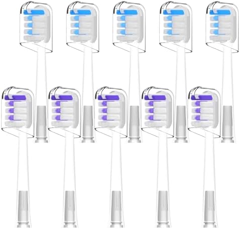 Cabezas de Cepillo de Dientes de Repuesto Compatibles con Cepillo Eléctrico Laifen Wave, Limpieza Superior y Blanqueamiento - Transparente, Paquete - imagen 1