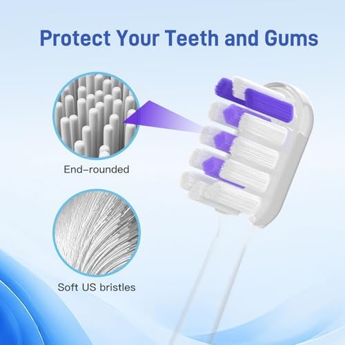 Cabezas de Cepillo de Dientes de Repuesto Compatibles con Cepillo Eléctrico Laifen Wave, Limpieza Superior y Blanqueamiento - Transparente, Paquete - imagen 5