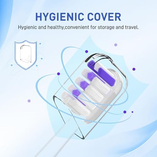 Cabezas de Cepillo de Dientes de Repuesto Compatibles con Cepillo Eléctrico Laifen Wave, Limpieza Superior y Blanqueamiento - Transparente, Paquete - imagen 6