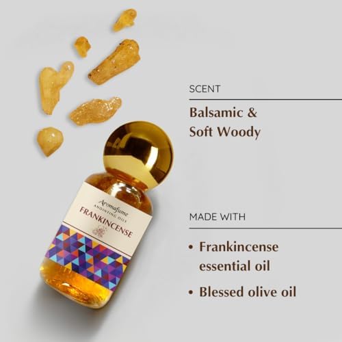 Aceite de Unción de Incienso | Balsámico y Suave Madera | Aceite Santo para Oración y Protección | Hecho con Especias Bíblicas y Aceite de Oliva - imagen 2