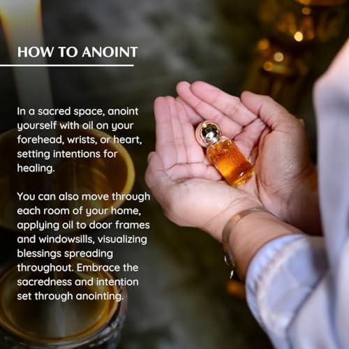 Aceite de Unción de Incienso | Balsámico y Suave Madera | Aceite Santo para Oración y Protección | Hecho con Especias Bíblicas y Aceite de Oliva - imagen 7