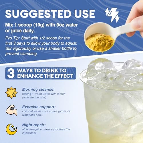 Polvo Detox de Espectro Completo 29 en 1 | Reset Total del Cuerpo en 5 Pasos para Hígado, Linfático, Colon y Digestión | Sabor Terroso Potente | 30 - imagen 5
